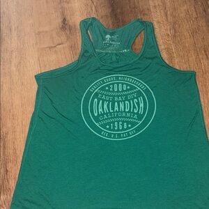 Green Oaklandish Tank Top